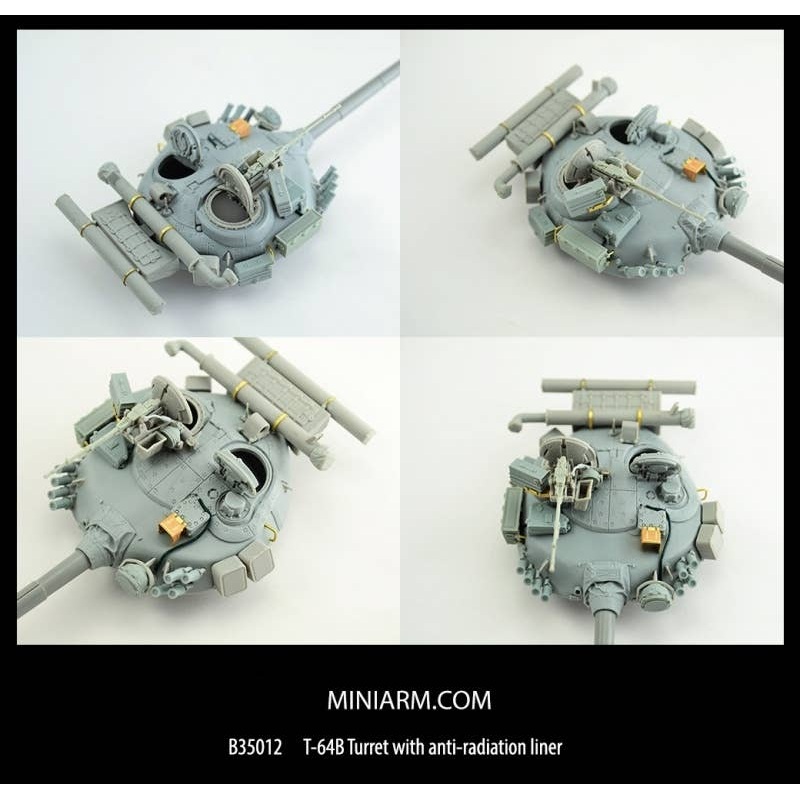 1/35 T-64B Turret with Anti-Radiation Liner for SKIF