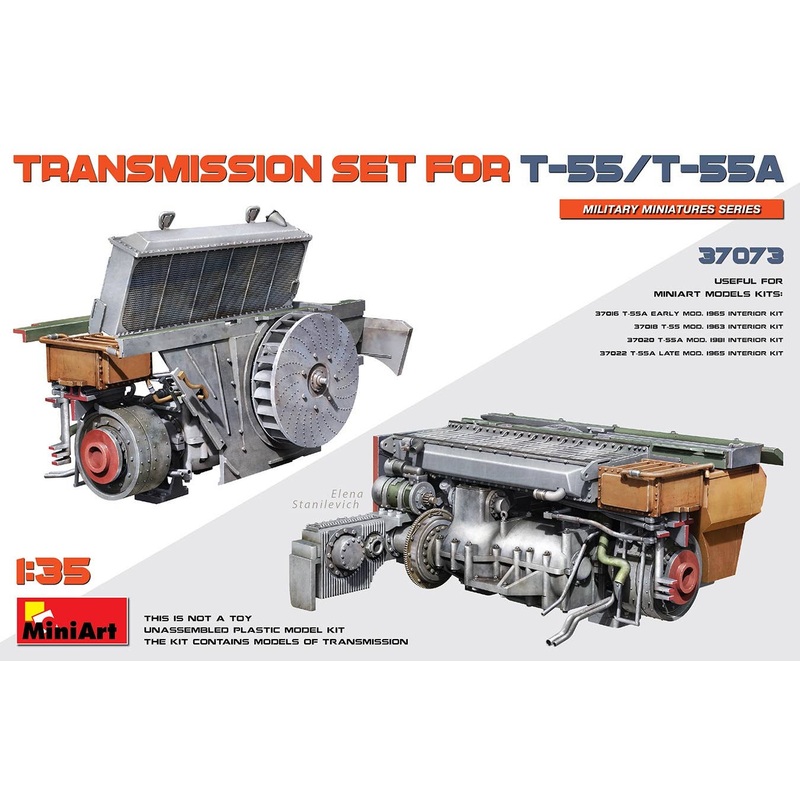 1/35 Transmission Set for T-55 / T-55A