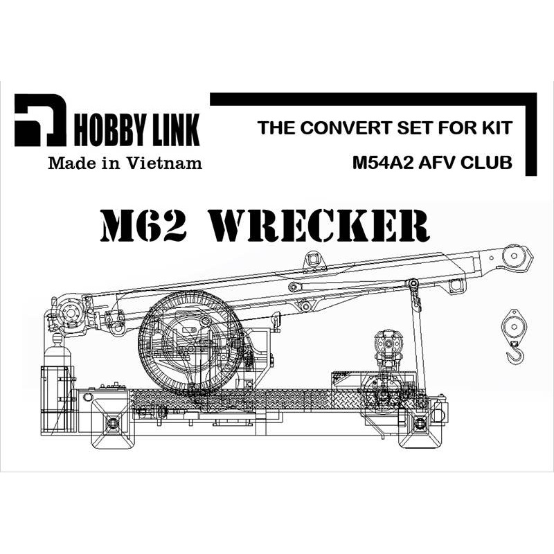 1/35 U.S. M62 Wrecker Modification Kit AFV Club M54A2