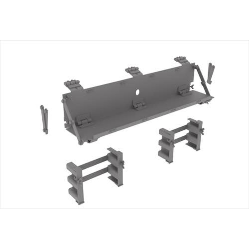 1/35 WWII American M4 Sherman Tank Spare Track Holder / Luggage Rack Set