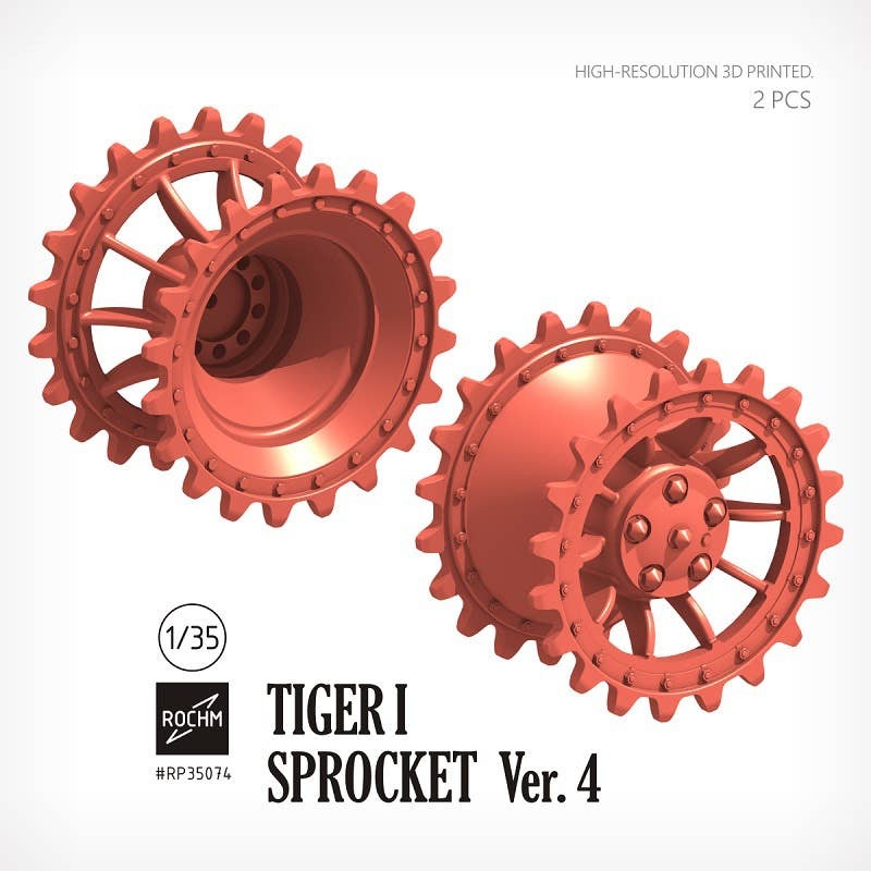 1/35 WWII German Tiger I Heavy Tank Starting Wheel Ver.4