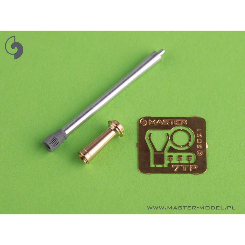 1/35 WWII Polish 7TP Light Tank Single Turret Bofors 37mm wz.36 Antitank Gun Barrel / Horn Set (for IBG)