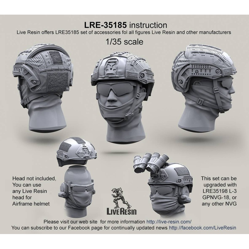 1/35 Airframe helmet w/helmet cover