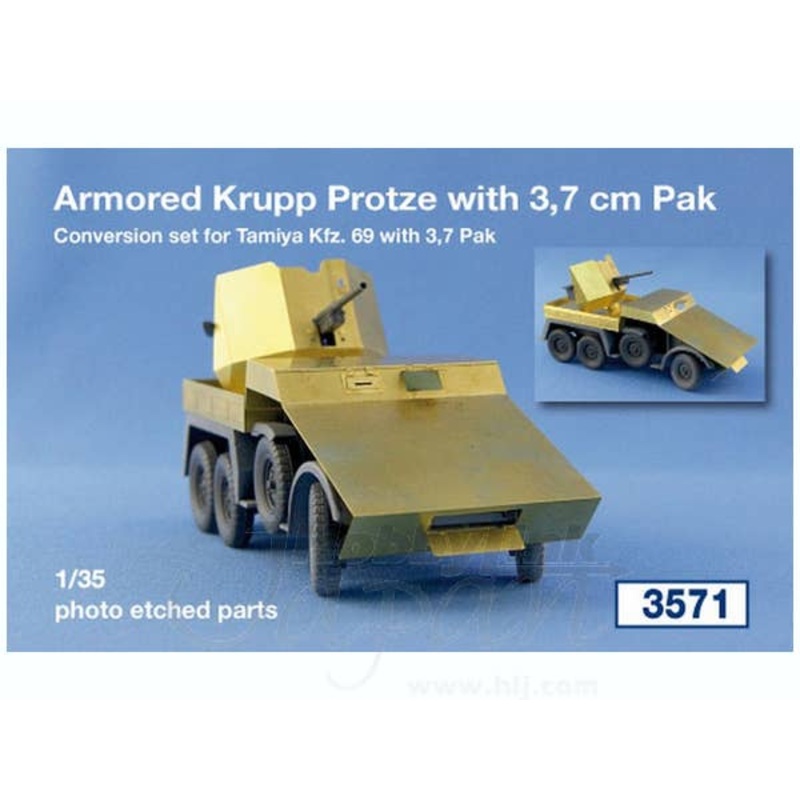 1/35 Armored Krupp Protze with 3.7cm Pak Conversion (Tamiya)