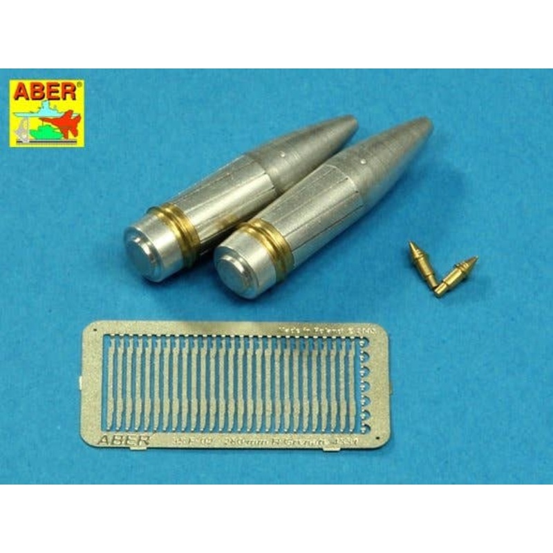 1/35 German 280mm R Grenates 4331 For Leopold Rail Gun