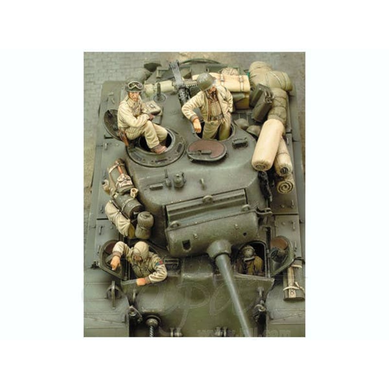 1/35 M26 Pershing Crew (WWII) (4 figs)