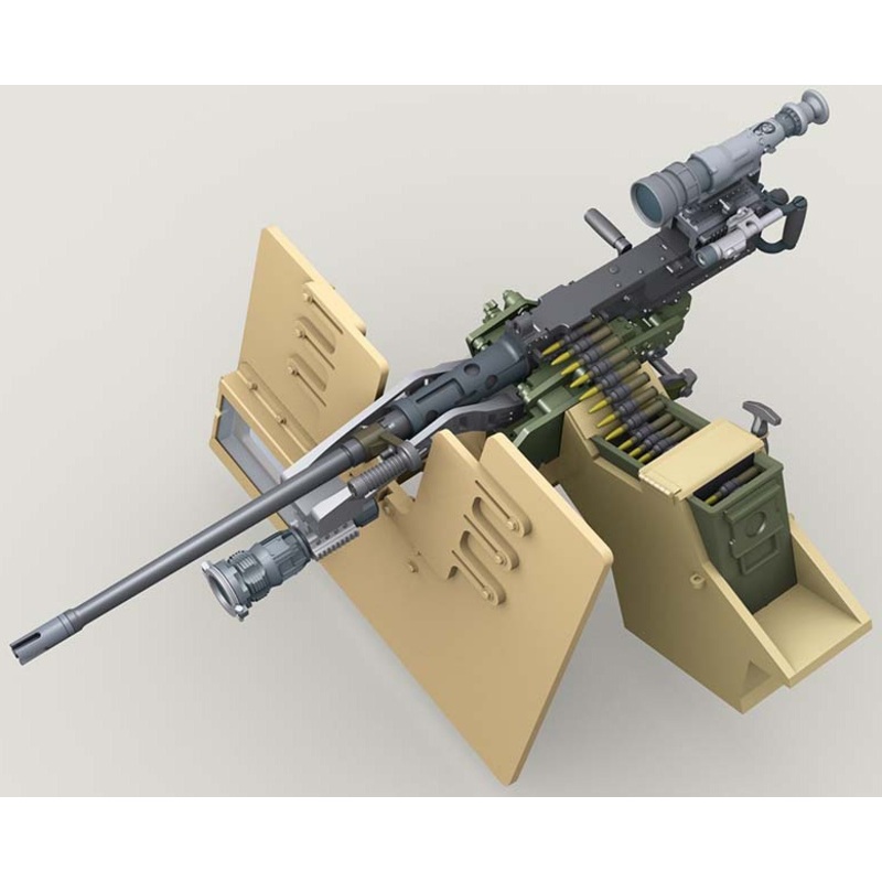 1/35 M2A1 QCB HMG on SAG Shield Mount (Window Version)