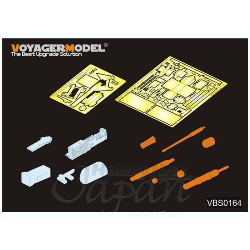 1/35 Modern US M256 120mm M1 Abrams Gun Barrel w/M2 Browning Machine Gun (for Dragon)