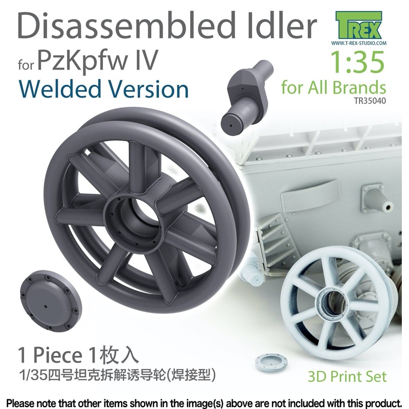 1/35 Panzer IV Guidance Wheel Maintenance Disassembly Reproduction Set Welding Mold
