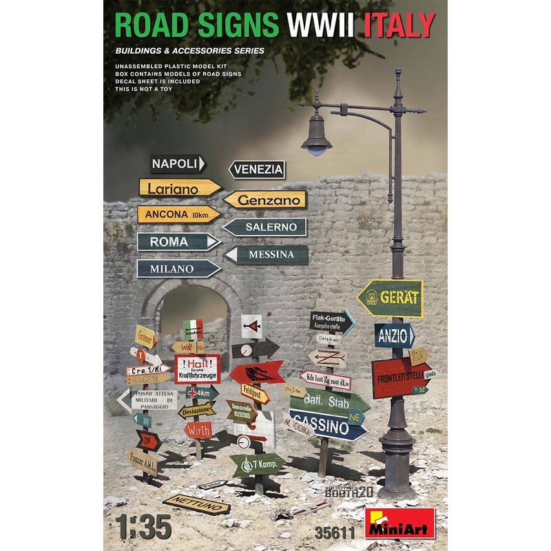 1/35 Road Signs WWII Italy
