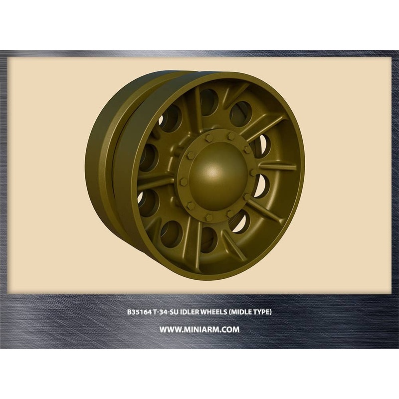 1/35 T-34/SU Idler Wheels (Mid Type)