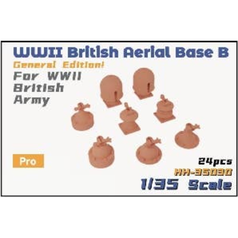 1/35 WWII British Army Antenna Base Set B