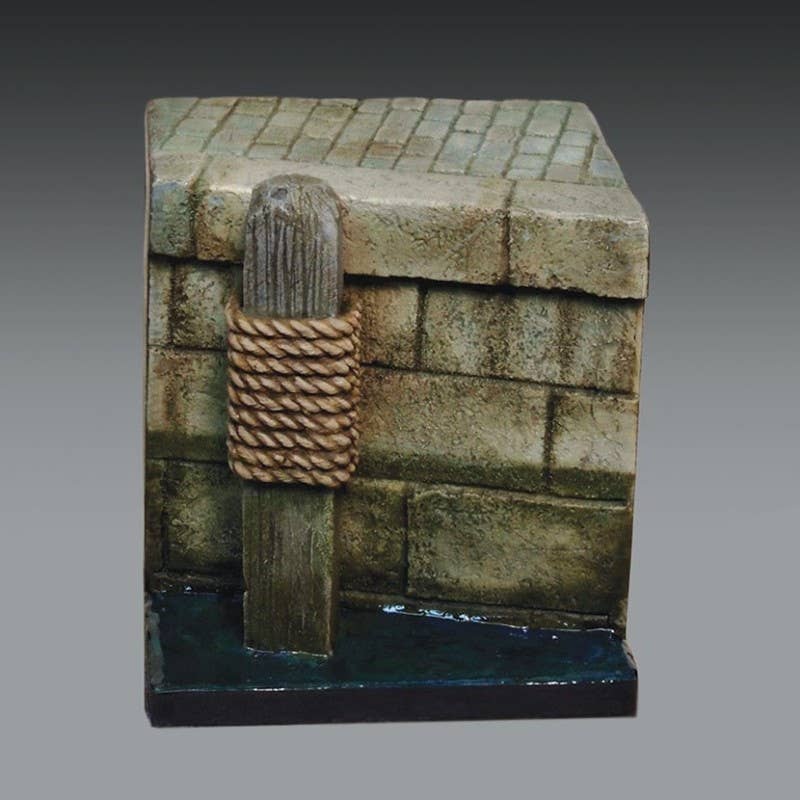 Stone dock section (1/35-32 scale)