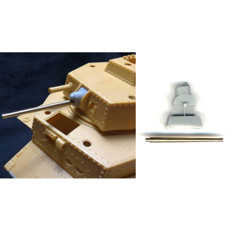 1/35 40M Turan I Barrel and Mantlet for Bronco Kit