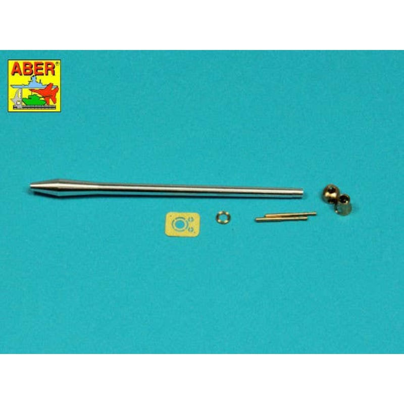 1/35 76,2 mm Ordinance Q.F. 3-in. 17 PDR. Mk. II barrel with muzzle brake for A34 COMET