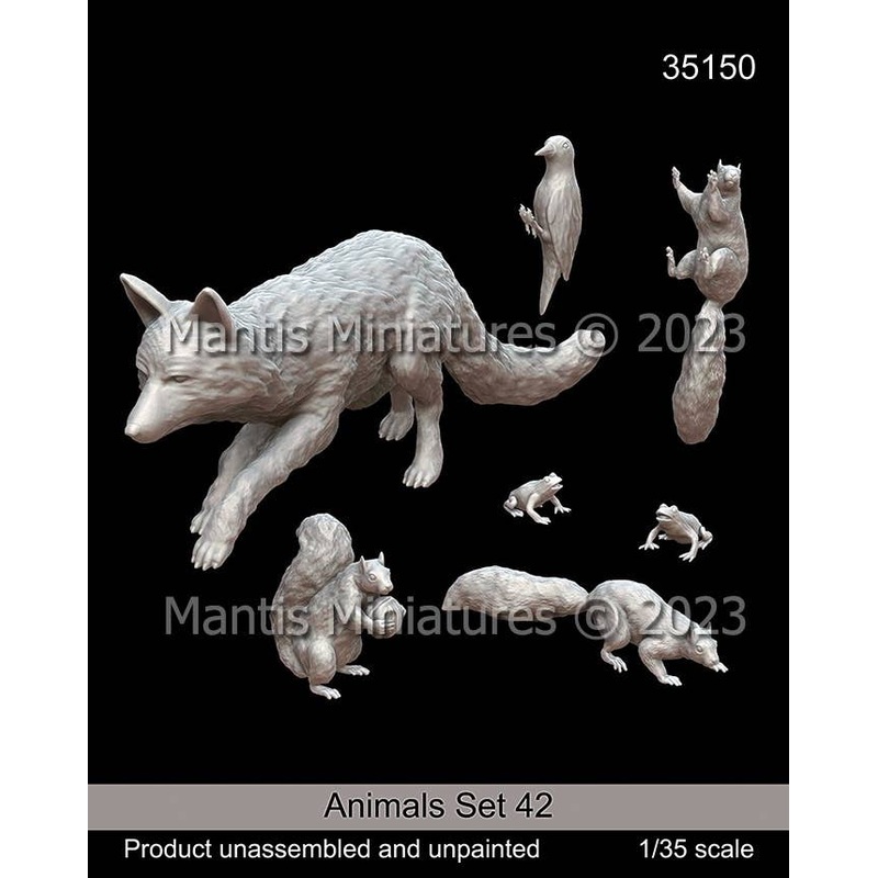 1/35 Animal Set 42 Small Forest Animals