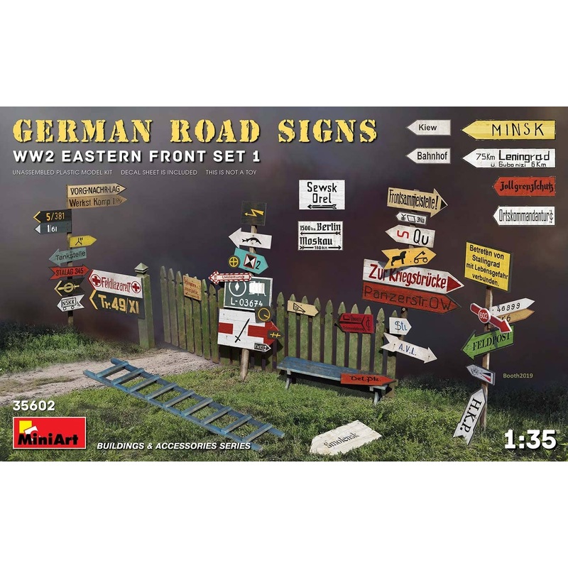 1/35 German Road Signs WW2 (Eastern Front Set 1)