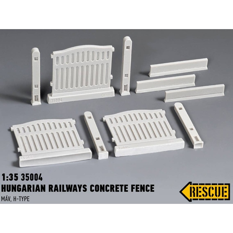 1/35 Hungarian Railway Concrete Fence (MAV)