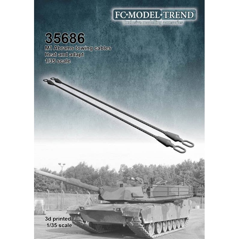 1/35 M1 Abrams tow cables