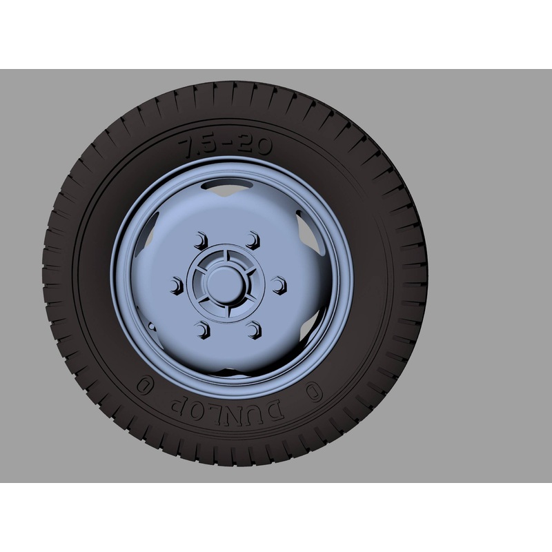 1/35 Opel Blitz Early Road Wheels (Commercial Pattern)