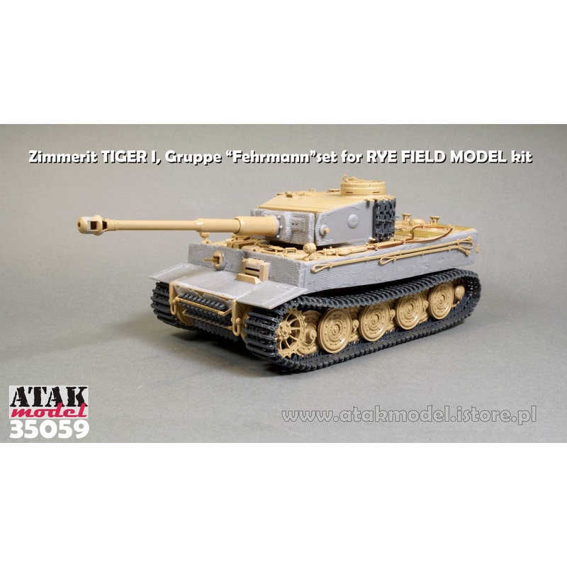 1/35 PZ.Kpfw.VI Ausf.VI Tiger I Gruppe "FEHRMANN" set for Rye Field Model RM-5005 KTT