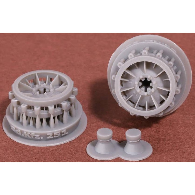 1/35 Sd.Kfz.251 Sprocket (non poligonal rubber)