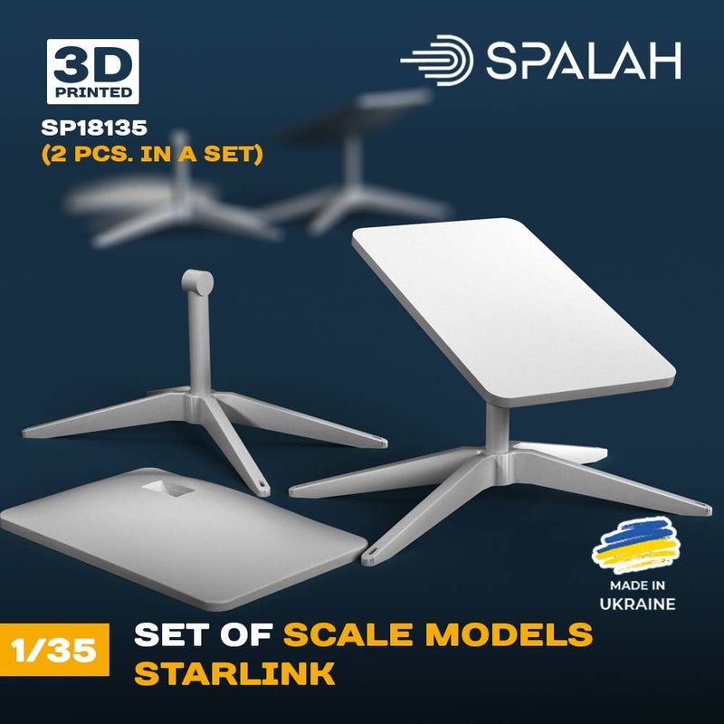 1/35 Set of scale models Starlink terminals, (2 pcs)