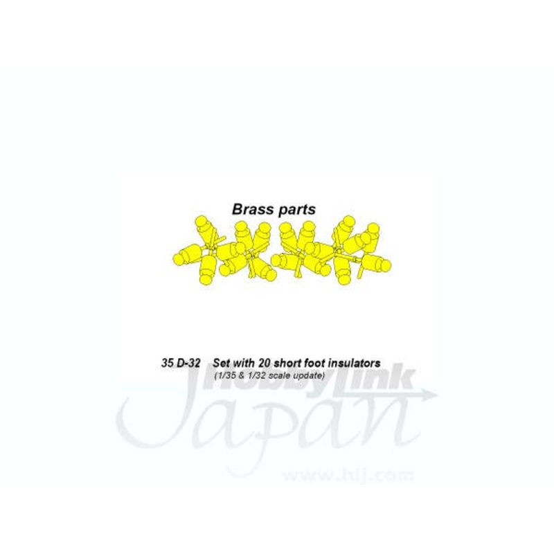 1/35 Set with 20 Short Insulators