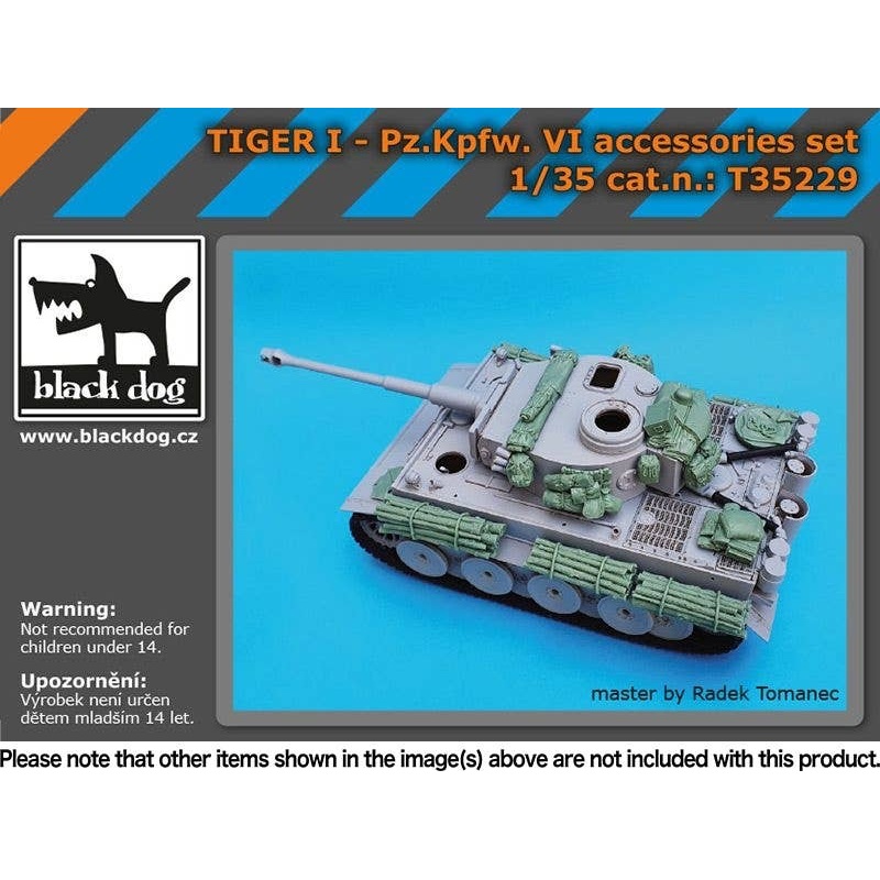 1/35 Tiger I Heavy Tank Accessory Set for Academy