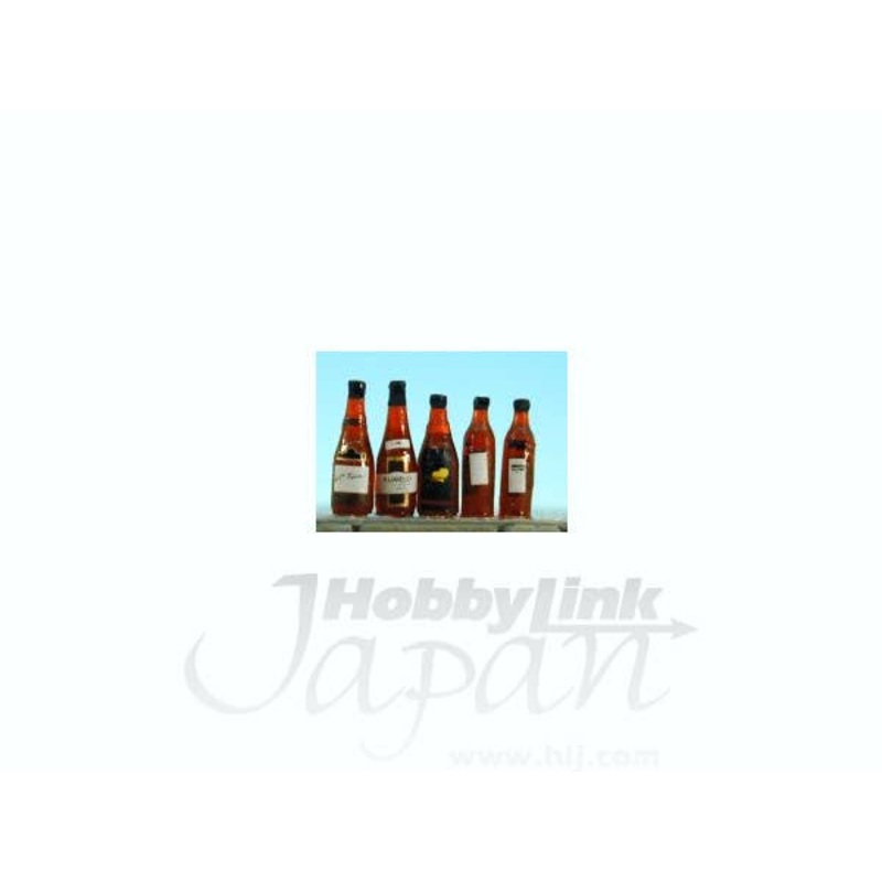1/35 Assorted Wine Bottles Red w/Decals (25pcs)