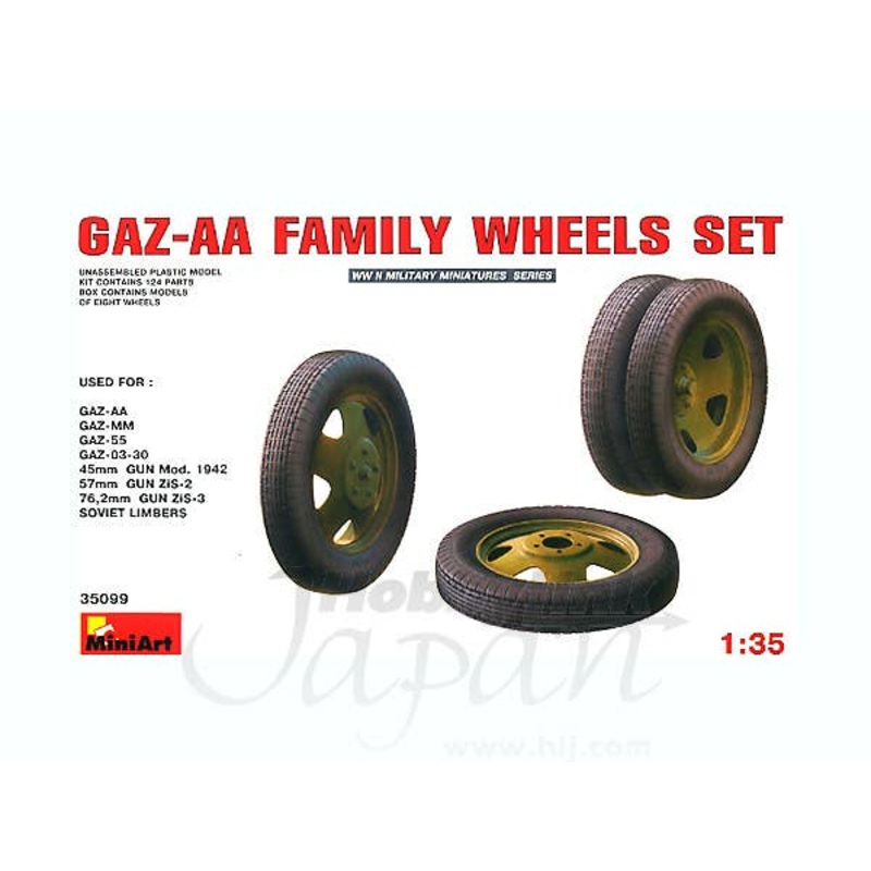 1/35 GAZ-AA Family Wheels Set
