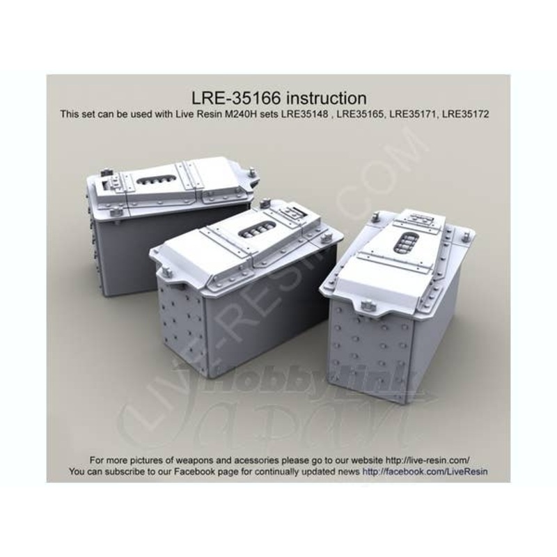 1/35 M240H Dillon Aero Standard 200 Round Ammunition Can