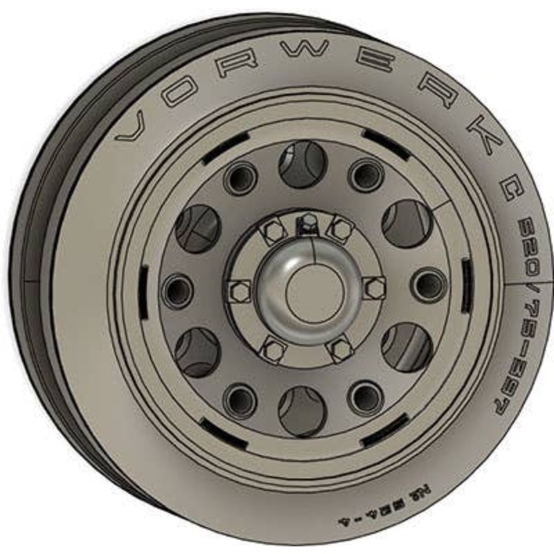 1/35 Panzerkampfwagen III 75mmWidth Roller / VORWERK