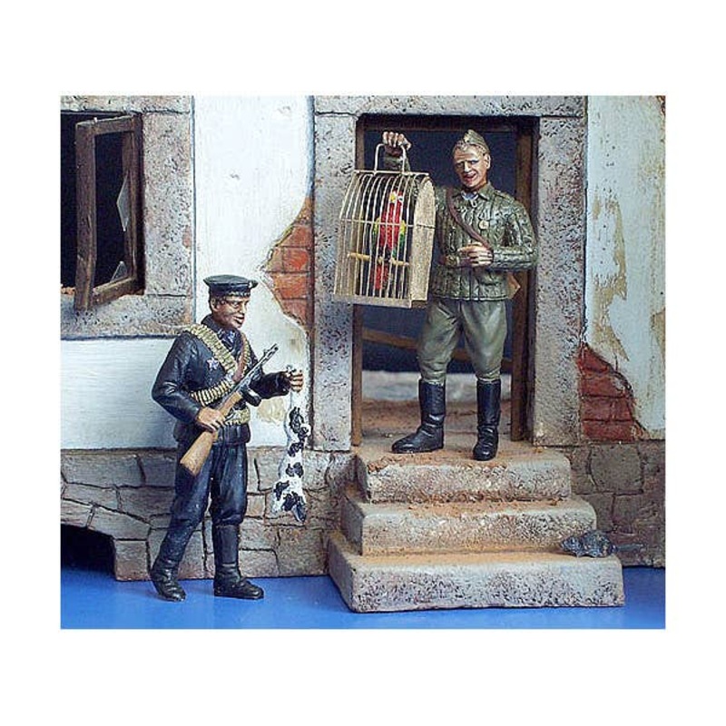 1/35 Russian Sailors, Black Sea Fleet WWII - 2 Figures