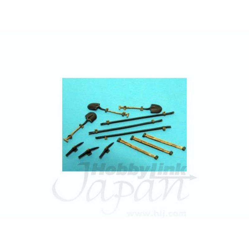 1/35 WWII British AFV Deck Tool Set