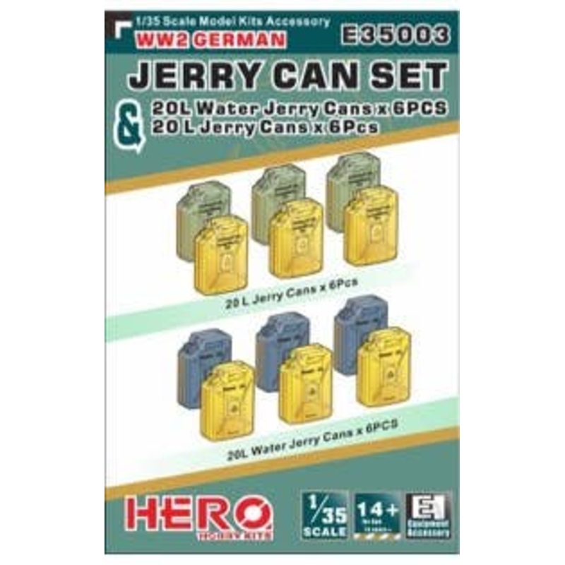 1/35 WWII German Jerry Can Set