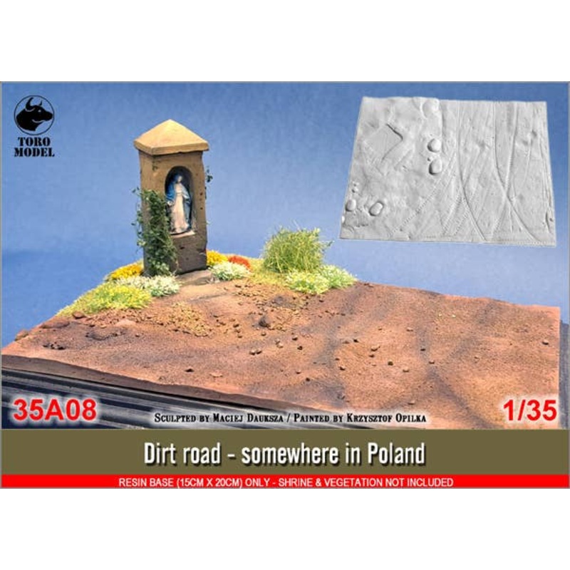 1/35 Dirt Road Somewhere in Poland (Resin Base 15x20cm) Resin Base only