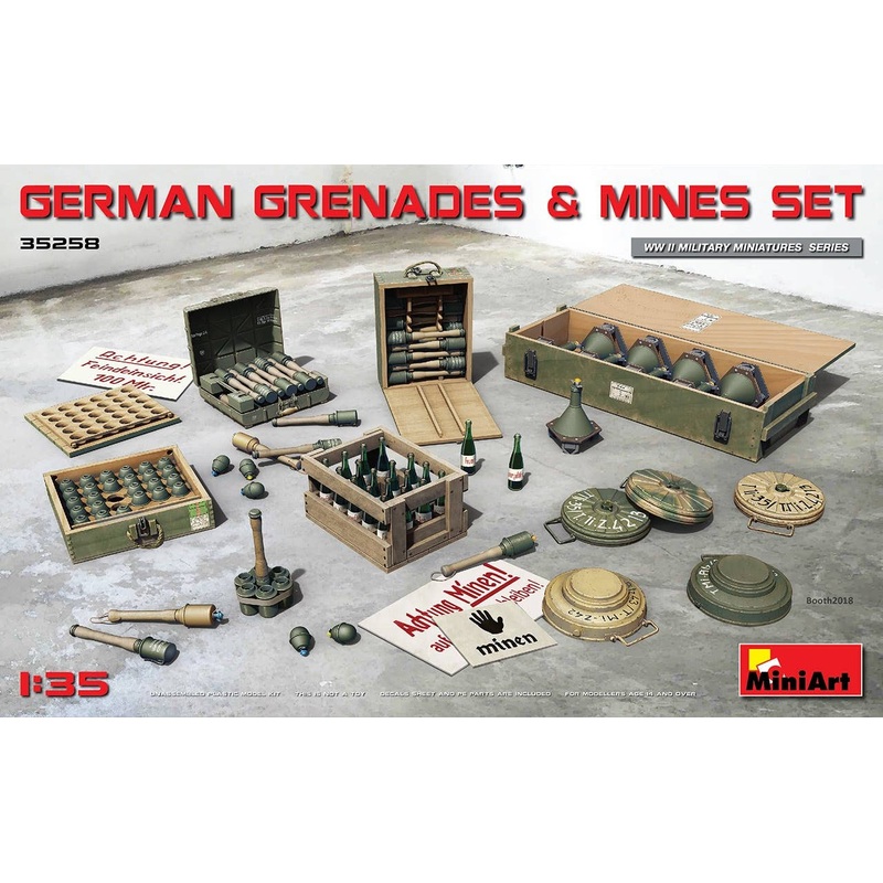 1/35 German Grenade And Mine Set