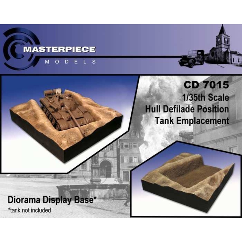 1/35 Hull Defilade Position Tank Base