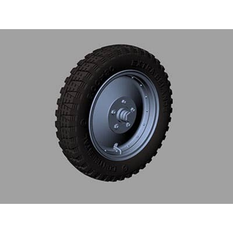 1/35 Kfz.13 Road Wheels (Late Pattern)