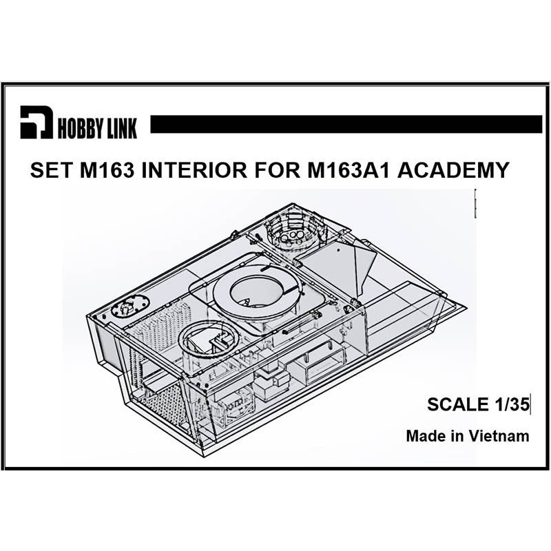 1/35 U.S. M163 Interior Kit Academy M163A1