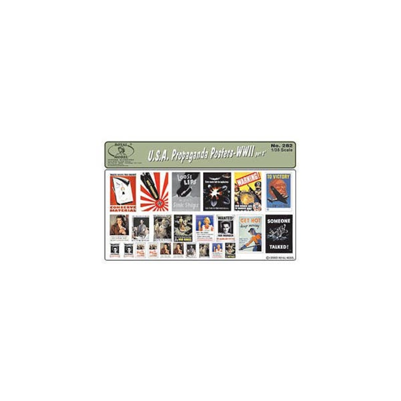 1/35 U.S. Propaganda Posters WWII (Part 2)