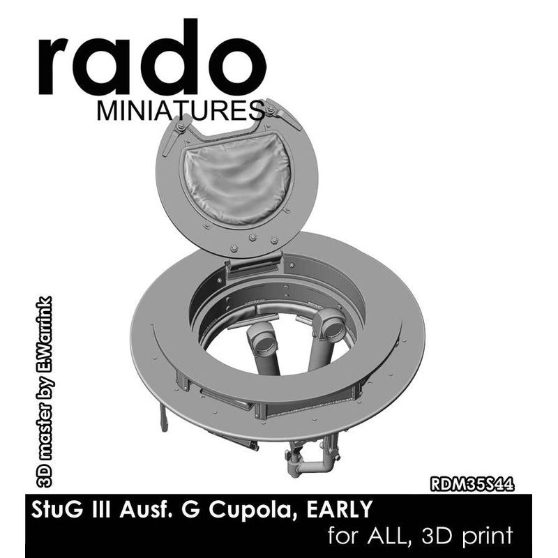1/35 WWII German Early Type Cupola for StuG III/IV with Binocular Sight (Universal)