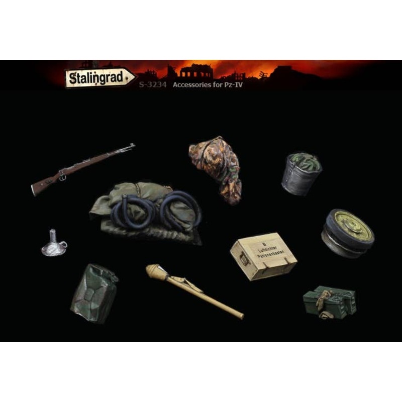 1/35 WWII Panzer IV in-vehicle Equipment Set