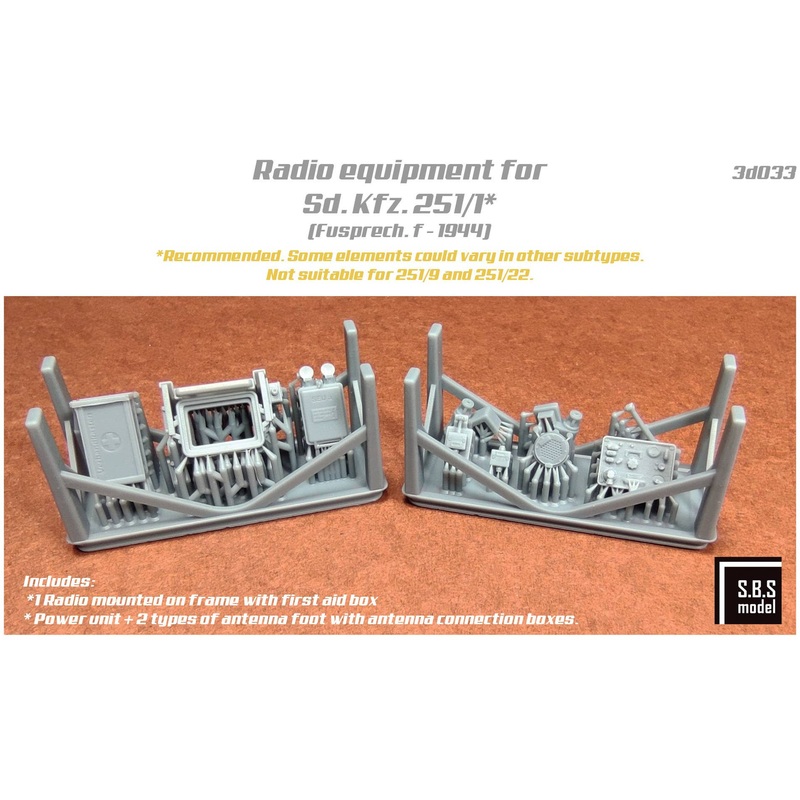 Radio equipment for Sd.Kfz. 251/1 (Fusprech.f-1944)