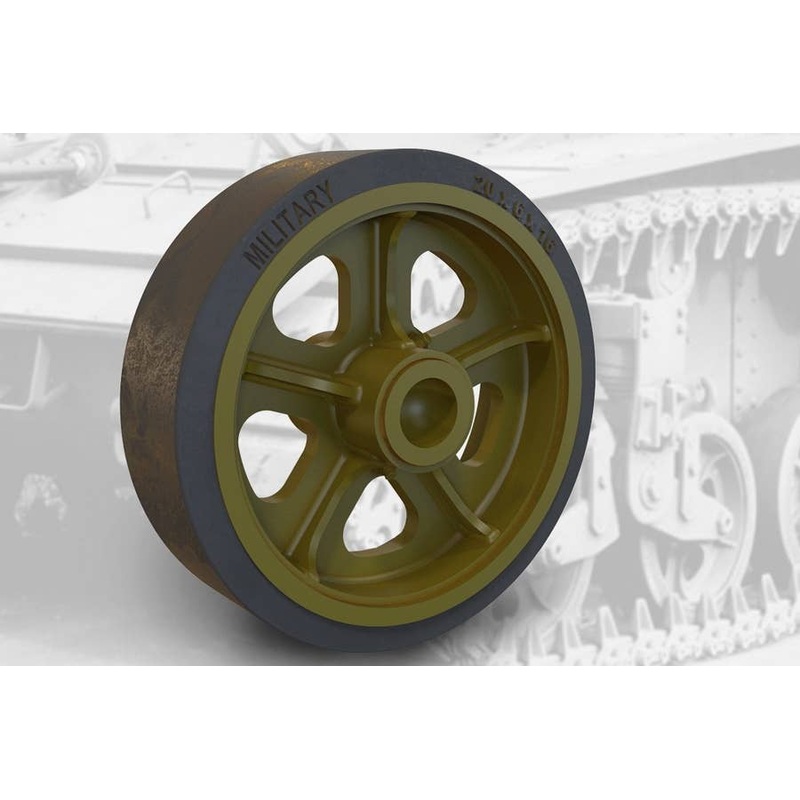 US Light Tank M3/M3A1/M5 (Stuart) Welded Roadwheels Set