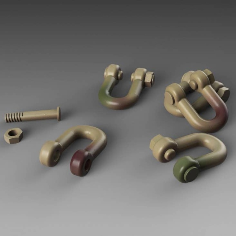 1/35 German King Tiger U-shaped Hook Set