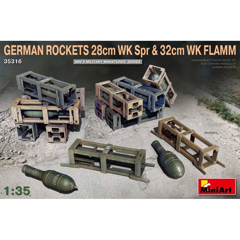 1/35 German Rockets 28cm WK Spr & 32cm WK FLAMM