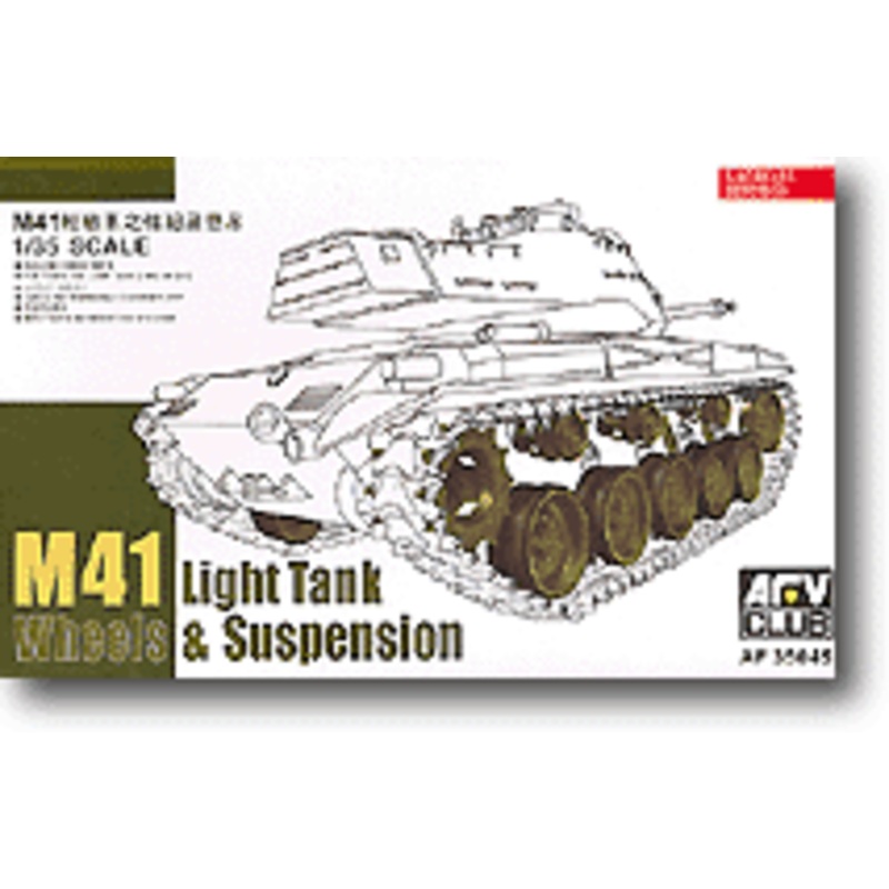 1/35 M41 Light Tank Wheels & Suspension