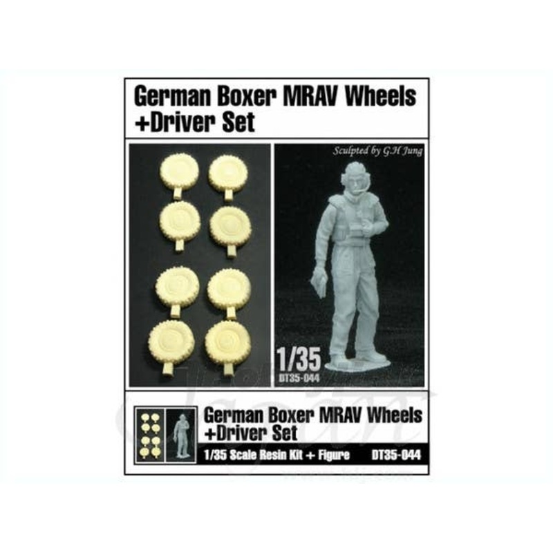 1/35 Modern British Tank Crew + MRAV Wheels